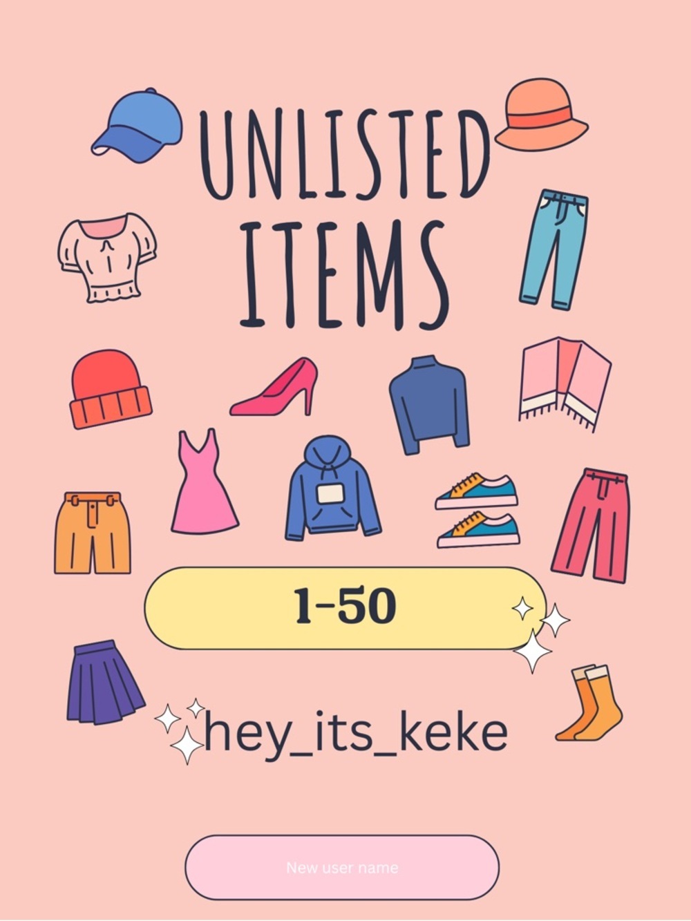 Unlisted Items 1-51